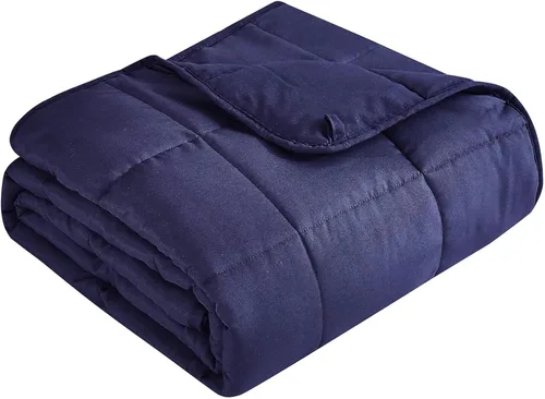 Vista 30 de Topcee Manta con peso (3 libras, 36 x 48 pulgadas), manta refrescante pesada para dormir, se aplica a 20-40 libras, manta suave y gruesa