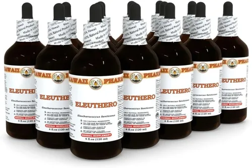 Vista 3 de Hawaii Pharm Eleuthero (Eleutherococcus Senticosus) Extracto líquido de ginseng siberiano 15x4 oz