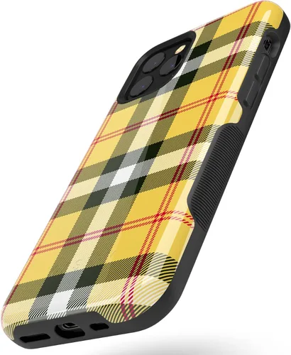 Vista 9 de Casely Funda para iPhone 11 Pro Max ¡Como si! Funda a cuadros amarillos