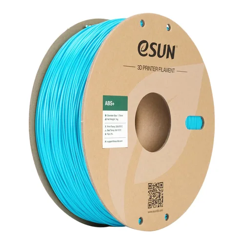 Vista 10 de eSUN - Filamento ABS+ de 1/16 pulgadas, filamento para impresora 3D ABS Plus, precisión dimensional +/- 0.05 mm, carrete de 2.2 libras, color blanco