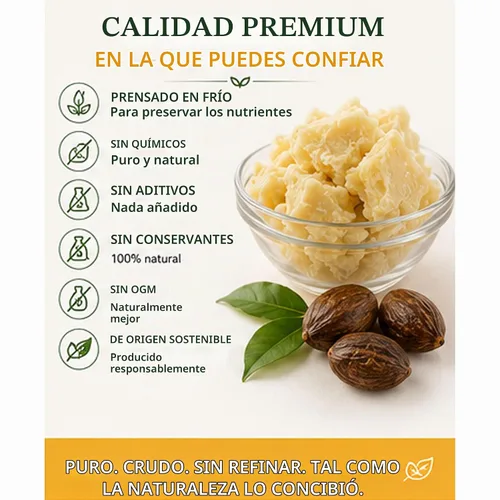 Vista 3 de Mary Tylor Naturals Mantequilla de mango 1 libra, prensada en frío, sin refinar, mantequilla de mango pura cruda