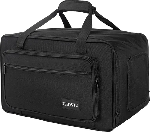 Vista 10 de Bolsa de transporte para altavoces con esponja gruesa para gabinetes de altavoces compactos de 8 pulgadas; resistente se adapta a QSC K8, Yamaha