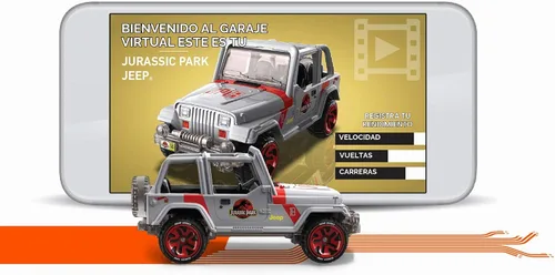 Vista 4 de Hot Wheels id Jurassic Park Jeep