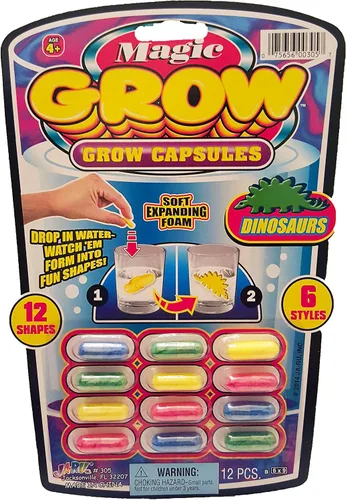 Vista 3 de Cápsulas para regalos invitados cumpleaños Magic Grow, paquete de 6, todos diferentes