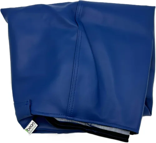 Vista 12 de Bean Products Funda de vinilo para puf de barco marino, estilo retro, resistente a la intemperie, para adultos, funda lavable sin relleno, cómoda