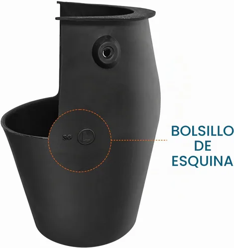 Vista 4 de Bolsillos de repuesto para mesa de billar, juego de 6 bolsillos para mesa de billar