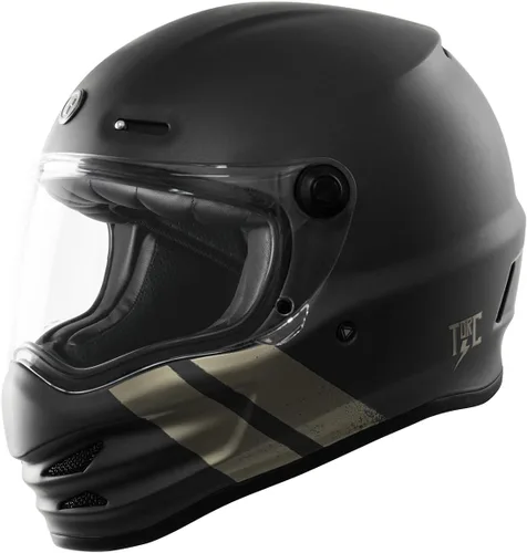 Vista 14 de Casco Torc T-9 Retro de Cara Completa Deep Stage Blanco satinado