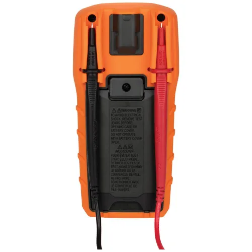 Vista 10 de Klein Tools 69355 Multímetro digital Premium Kit de prueba eléctrica con probador de voltaje sin contacto, probador de receptáculos, cables de prueba