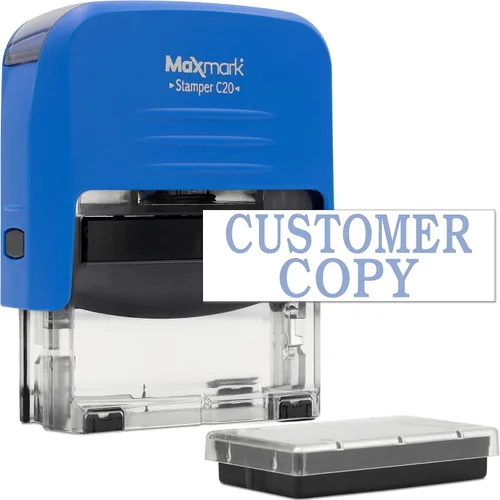 Vista 6 de Client'S Copy - Sello autoentintado, impresora 20 con 2 almohadillas, tinta azul