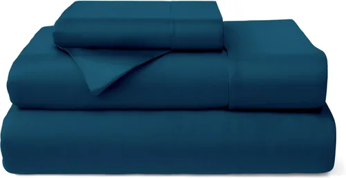 Vista 33 de Cosy House Collection Juego de sábanas de 3 piezas de 100% rayón derivado de bambú, fresco, transpirable, sedoso y suave con bolsillo profundo Crema