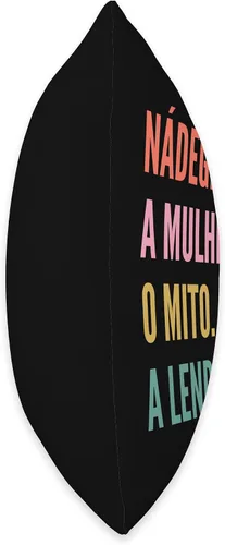 Vista 2 de Divertido diseño portugués de nombre - Almohada de tiro Nádege