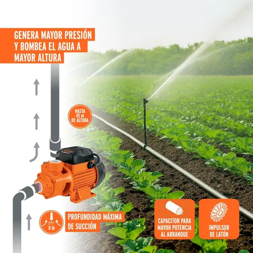 Vista 5 de Truper 10068 / BOAP-1/2 - Bomba de agua con impulsor periférico de 1/2 HP