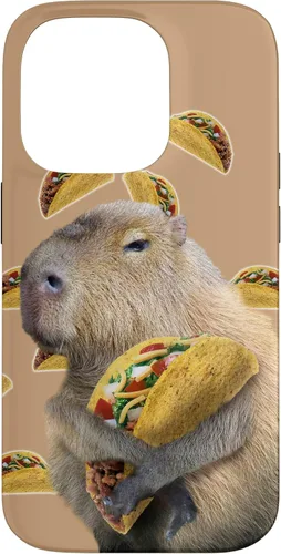Vista 17 de Capybara Capybaras Eating Taco - Carcasa para iPhone 17