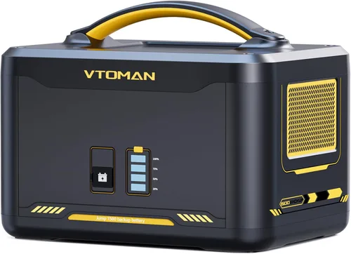 Vista 8 de VTOMAN Jump 600X Batería extra 640Wh para Jump 600X Estación de energía portátil, LiFePO4 (LFP) Batería de expansión de reserva con protección BMS