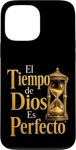 Vista 28 de Fe Cristiana El Tiempo De Dios ES Perfecto Hourglass Case for iPhone Air