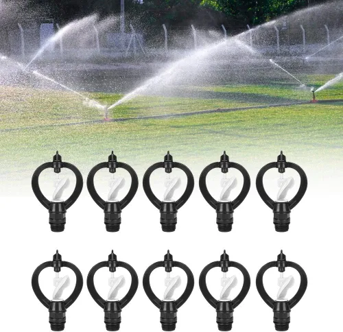 Vista 2 de 10 boquillas de plástico G1/2 pulgadas con forma de lluvia, para riego agrícola, rociador de agua para riego agrícola, rociador para plantas, riego