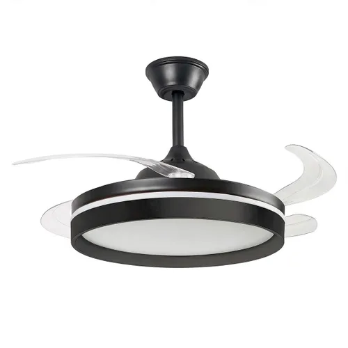 Vista 15 de Ventilador de Techo con Luz LED, 4 Aspas Retráctiles y Mando a Distancia InnovaGoods