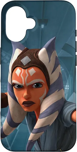 Vista 31 de Carcasa azul Ahsoka Tano para iPhone 13 Pro Max Star Wars The Clone Wars