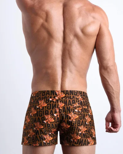 Vista 101 de Bang Men's Swimwear - Beach Shorts - Stretchy Quick-Dry All-Use Premium Swimsuit Trunk Square Cut