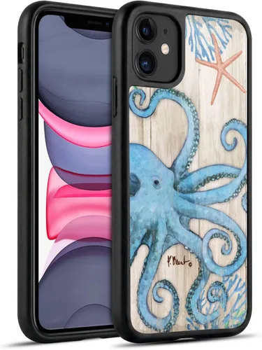 Vista 125 de Head Case Designs Officially Licensed Paul Brent Agate Mermaid Coastal Gel Armor Case [Military Grade Drop Protection] Compatible with Apple iPhone