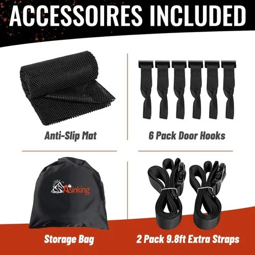 Vista 8 de Bolsa de transporte de carga para techo de coche, 16 pies cúbicos impermeable, bolsa de almacenamiento de equipaje para techo con gran capacidad