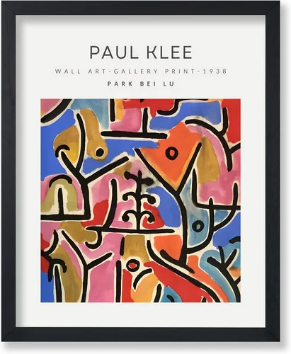 Vista 75 de Poster Master Póster vintage de Paul Klee – Impresión retro de cómicos – Arte de dibujo – Arte abstracto – Regalo para hombres y mujeres – Estilo-09