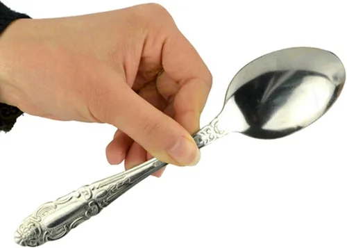 Vista 3 de MilesMagic Magician's Bending Spoon Gimmick Close-Up Stage Mentalism Effect for Real Street Magic Trucos