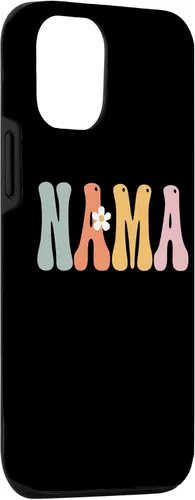 Vista 3 de iPhone 15 NAMA Retro Groovy Print Mom Cute Mother's Day Funny Grandma Case