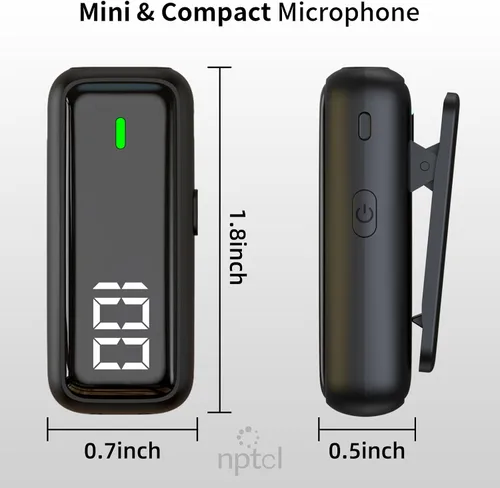 Vista 9 de Micrófono inalámbrico USB tipo C para iPhone 17/15/16 PC ordenador