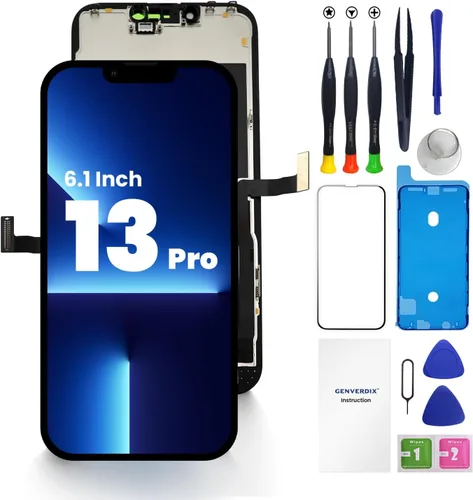 Vista 32 de para iPhone 11 Reemplazo de pantalla de 6.1", kit de reparación de pantalla LCD táctil 3D Genverdix, conjunto de montaje digitalizador