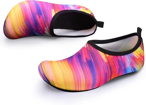 Vista 7 de Homitem Zapatos de agua para hombre y mujer zapatos de playa descalzo zapatos de piscina de secado rápido calcetines de yoga acuáticos para mujeres