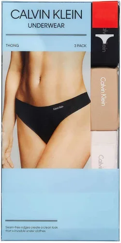 Vista 5 de Calvin Klein paquete de 3 tangas para mujer
