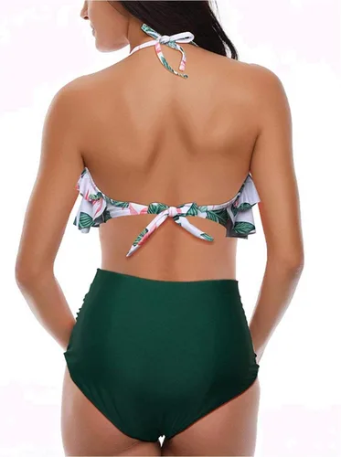Vista 4 de KABETY Conjunto de bikini de dos piezas para niñas