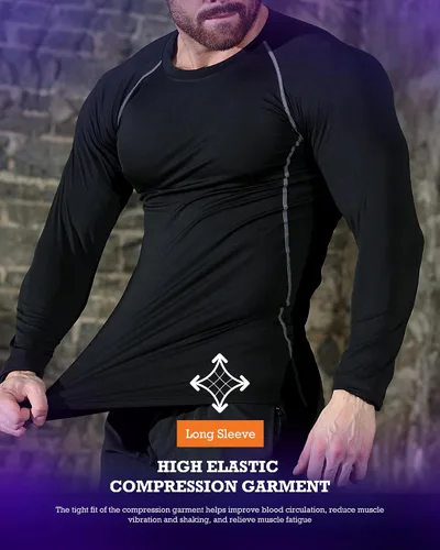Vista 2 de BOOMCOOL 5PCS Gym Clothes for Men Workout Sets