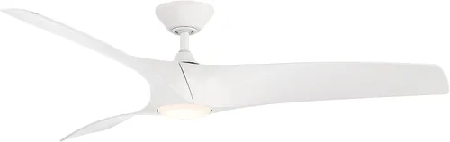 Vista 19 de Zephyr - Ventilador de techo inteligente de 3 aspas para interior y exterior, 52 pulgadas, madera grafito desgastada con kit de luz LED ajustable