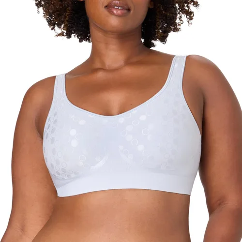 Vista 23 de Bali Sujetadores sin aros para mujer - Comfort Revolution - Brasier sin aros - Ajustable y de apoyo - Talla grande para mujer Trópico de almendras