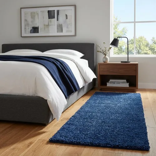 Vista 60 de Unique Loom Colección Solo - Alfombra Calabasas (7' 10" x 10' Rectangular, Azul Claro)