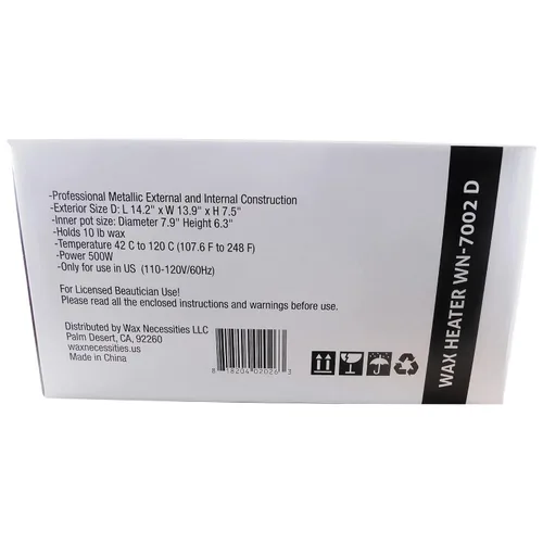 Vista 8 de Waxness Calentador de cera digital extra grande WN-7002 D con capacidad para 10 libras