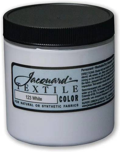 Vista 24 de Jacquard Pintura Textil 8 Oz Negro