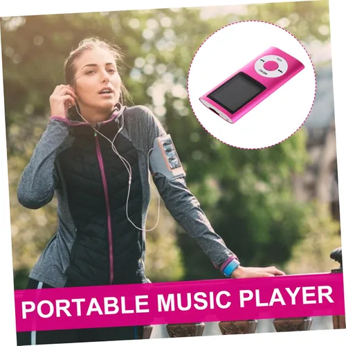 Vista 6 de Reproductor de música portátil compacto con visor de fotos de pantalla y mini puerto USB Reproductor ligero para música y estudiantes