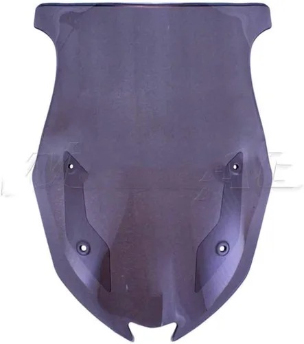 Vista 10 de Parabrisas de motocicleta de doble burbuja para parabrisas compatible con Kawasaki Ninja 1000 Z1000 Z 1000 SX Z1000SX Z1000SX Iridium (color: negro)