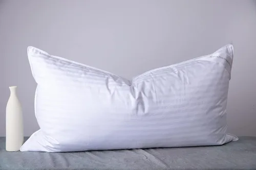 Vista 8 de Almohadas de cama estándar de plumón de ganso de la colección del hotel para dormir una almohada para la espalda, el estómago o los durmientes