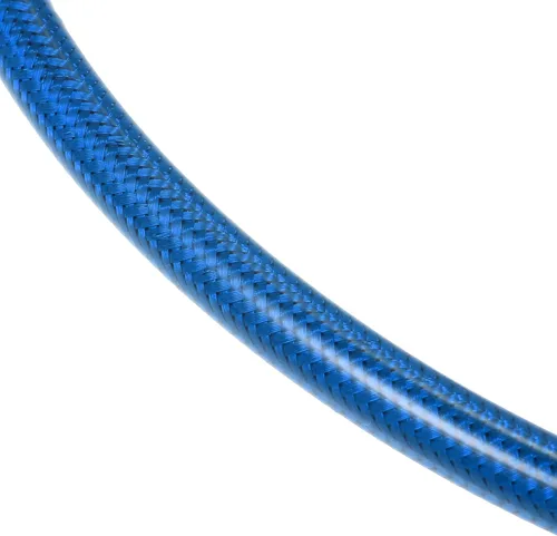 Vista 7 de X AUTOHAUX 25.6 in 25.59" Longitud 0.394 in ID motocicleta freno hidráulico tubo manguera aceite tubo 28° 0° acero inoxidable trenzado cable