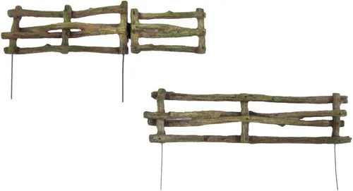 Vista 4 de Valla de madera en miniatura Mini iFairy Gnome Garden Dollhouse Landscape Decor Accesorio