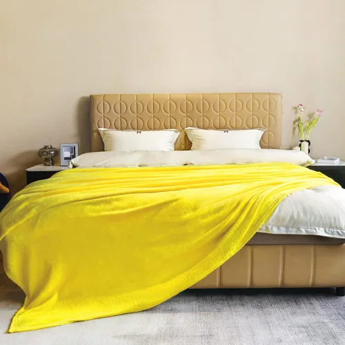 Vista 33 de JIAHANNHA Manta de forro polar de franela (50 x 60 pulgadas), manta beige para sofá o cama, 280 GSM, manta de felpa súper suave, acogedora y ligera
