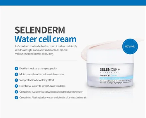Vista 4 de Crema de células de agua Hidratante Crema facial Agua Helado 1.76 Oz