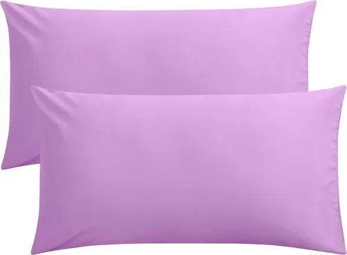 Vista 11 de FLXXIE Fundas de almohada de microfibra tamaño estándar, fundas de almohada suaves con cierre de sobre, fundas de almohada resistentes a arrugas