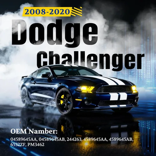 Vista 2 de ARANA Puntales de maletero para Dodge Challenger con alerón 2008-2020, 2