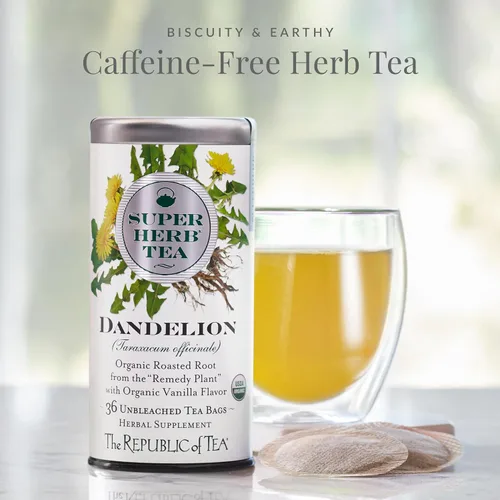 Vista 2 de Tés herbales Suberherb The Republic of Tea, SYNCHKG052690, 1, 1 Sin cafeína. Adecuado para beber de día o de noche. Asado con notas de vainilla