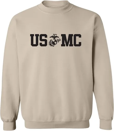 Vista 13 de zerogravitee USMC Eagle Globe Anchor - Sudadera con cuello redondo Real